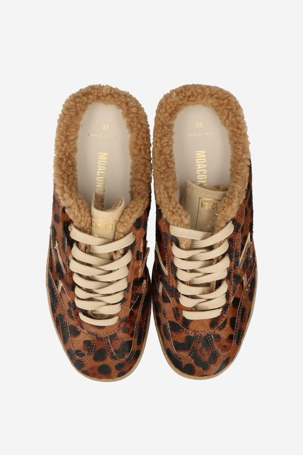 Club deluxe leopard horsy mules