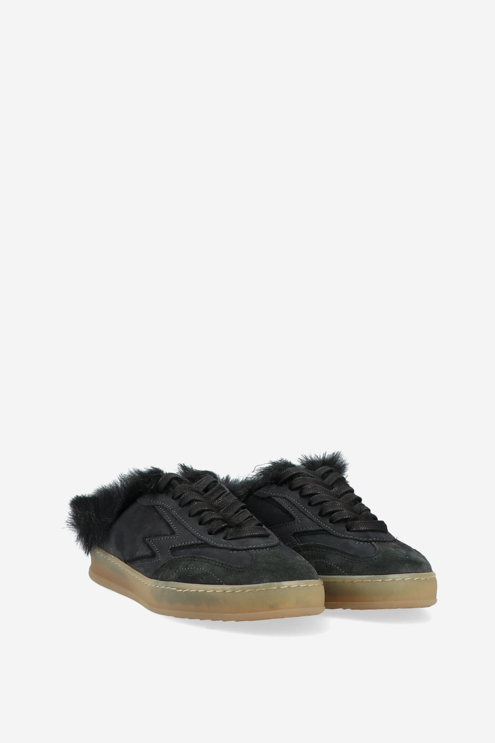 Club deluxe faux fur mules