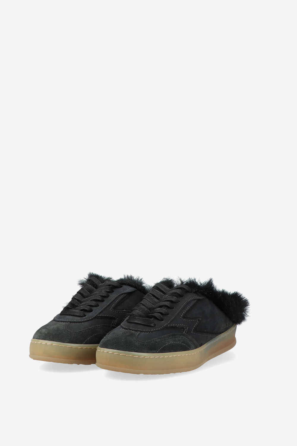 Club deluxe faux fur mules