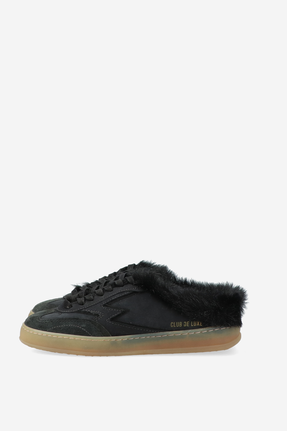 Club deluxe faux fur mules