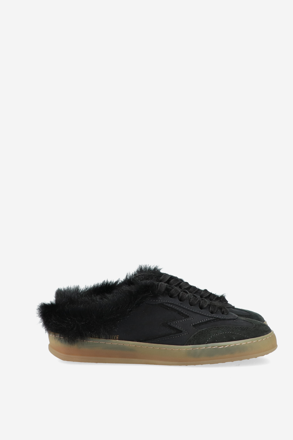 Club deluxe faux fur mules
