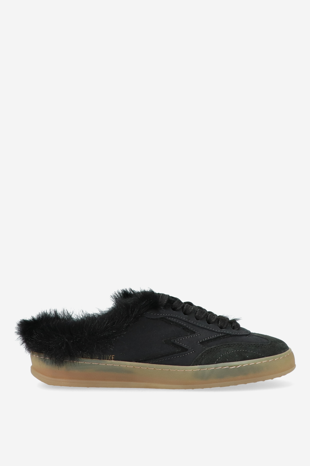 Club deluxe faux fur mules