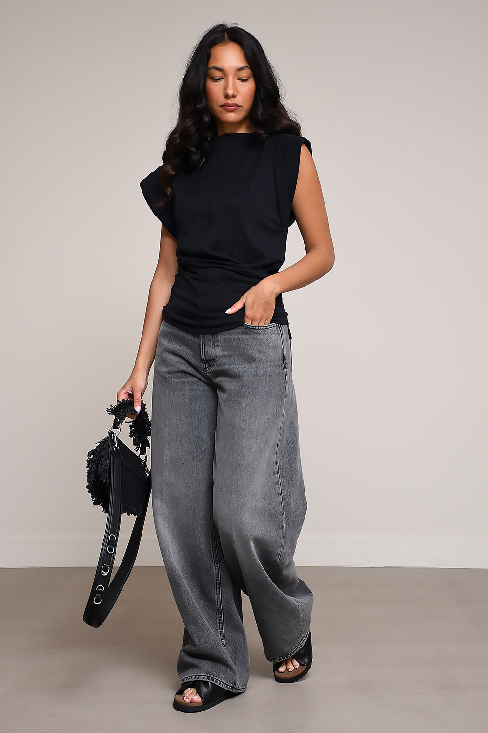 Haikure - Bethany denim wide leg jeans