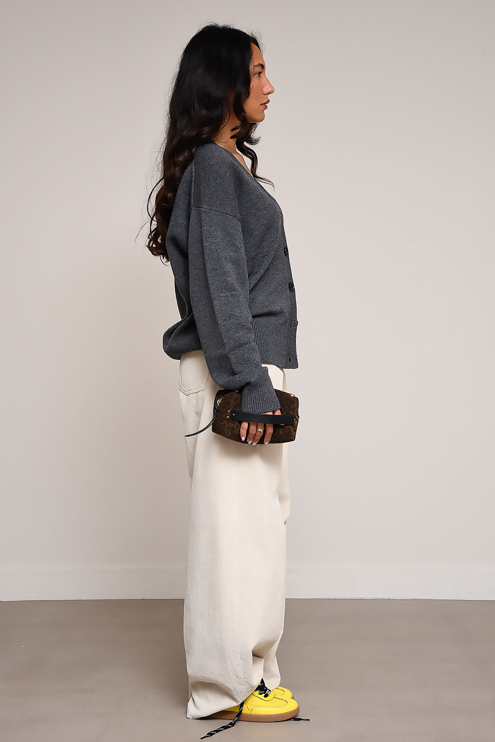 Haikure - Bethany velvet wide leg pants
