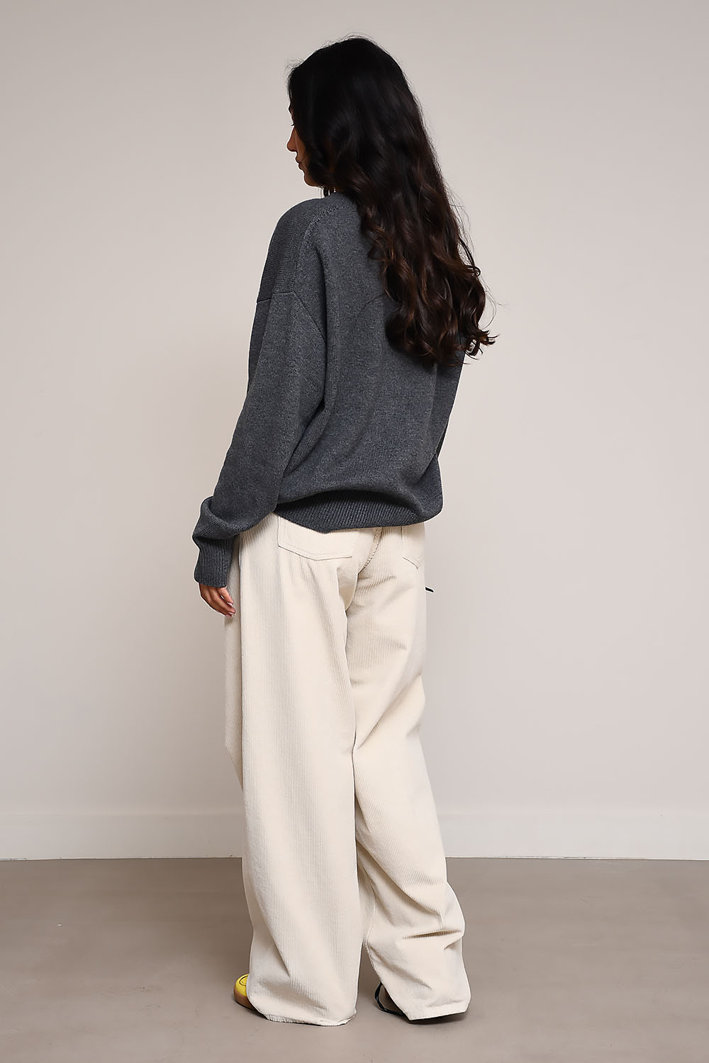 Bethany velvet wide leg pants