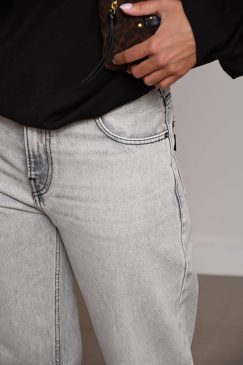 Bonnie denim straight leg jeans