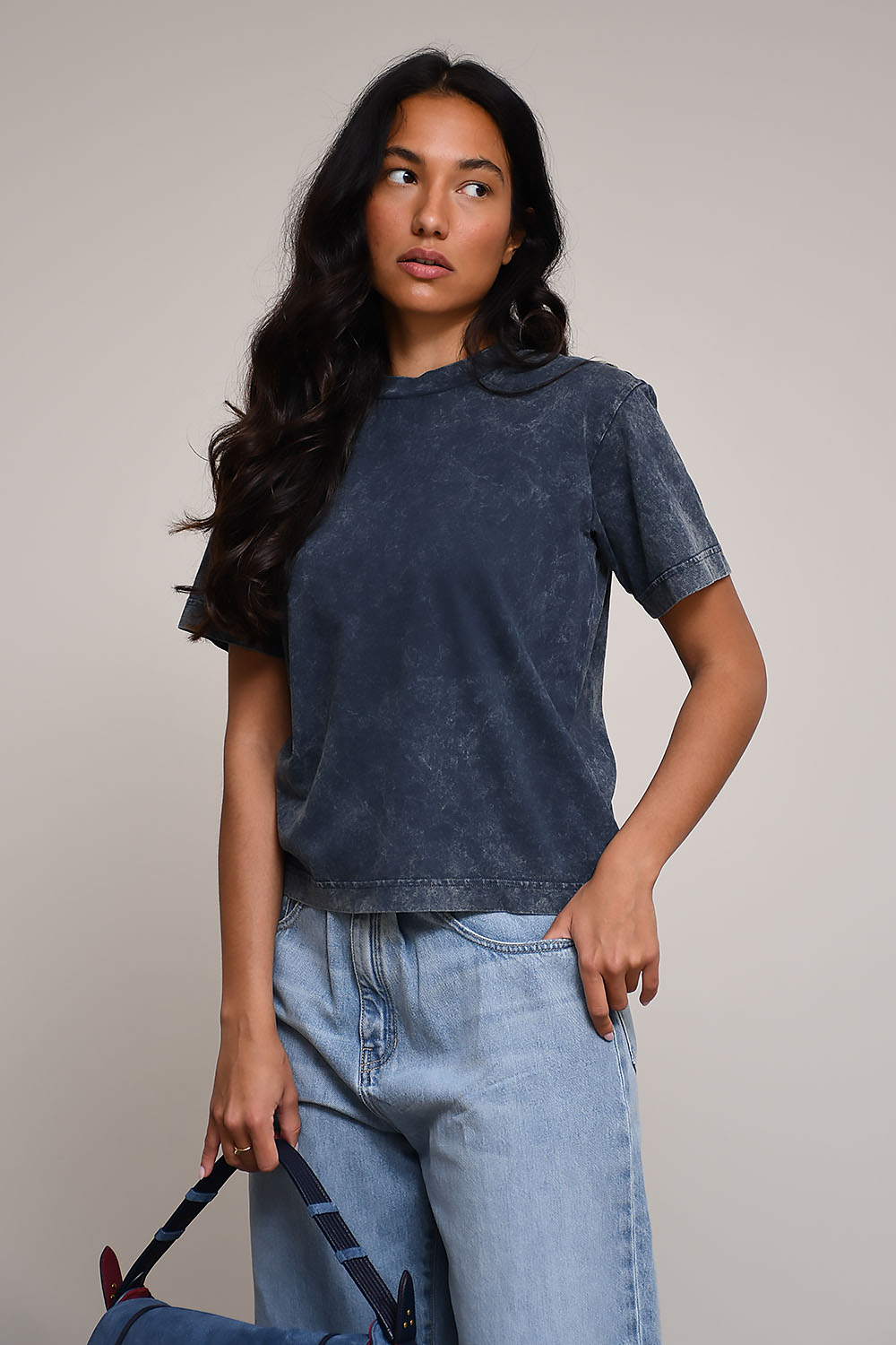 Haikure - Nat marble cotton t-shirt