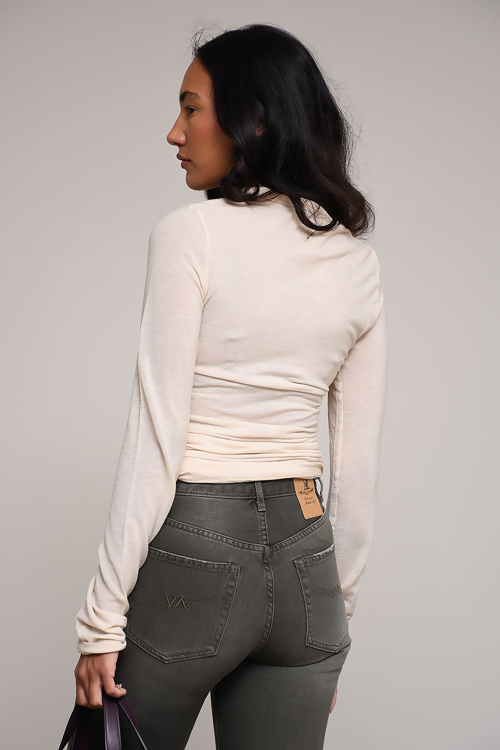 Zoe wool-blend longsleeve t-shirt