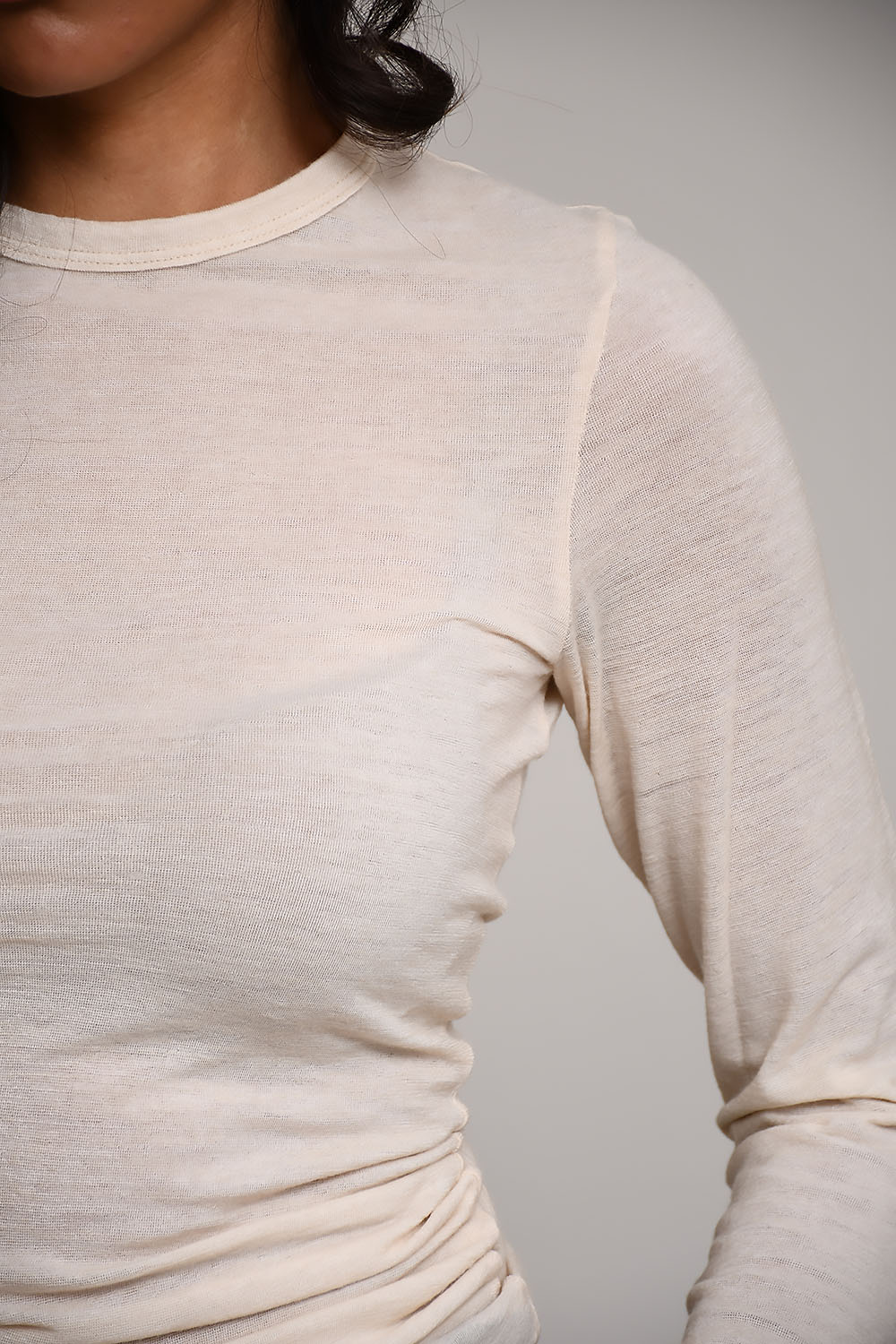 Zoe wool-blend longsleeve t-shirt