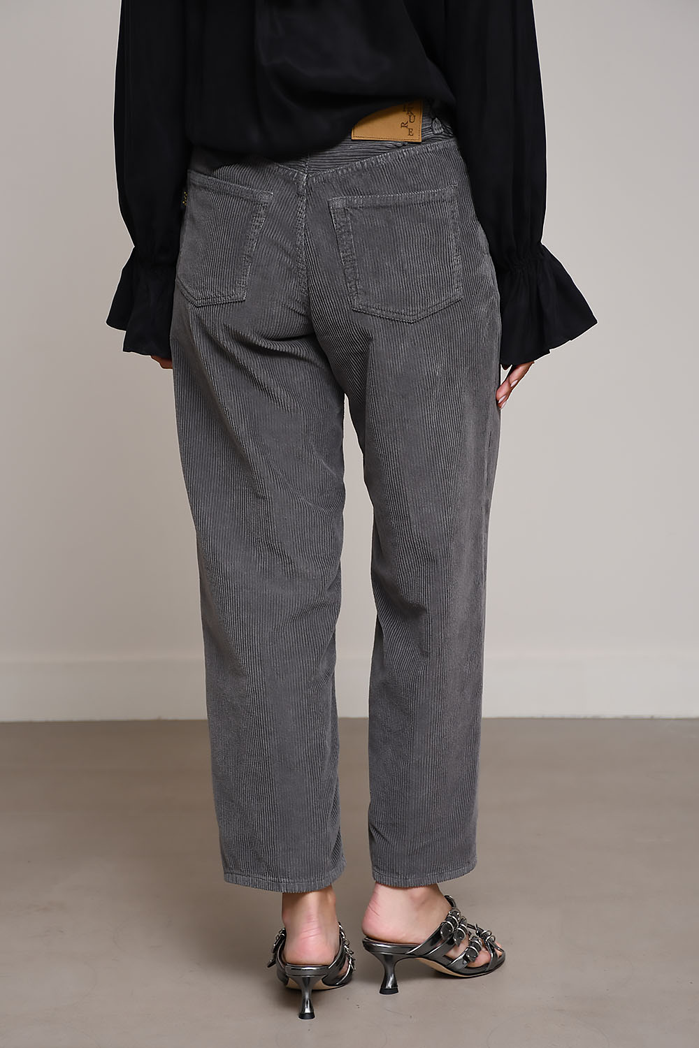 Betty velvet straight leg pants