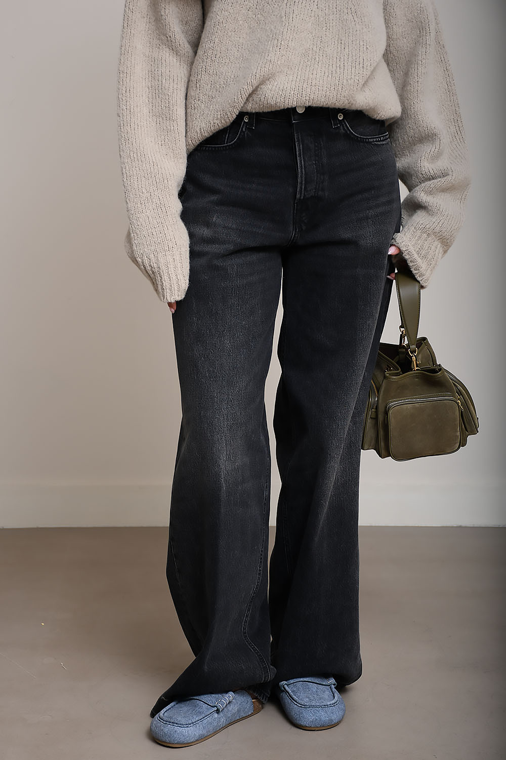 Haikure - Bethany denim wide leg jeans