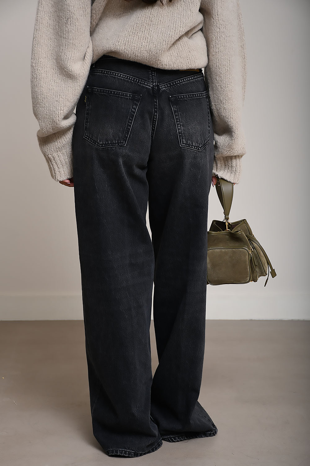 Bethany denim wide leg jeans