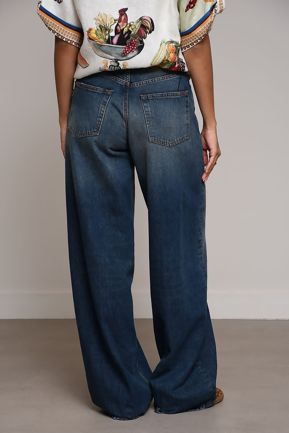 Bethany denim wide leg jeans