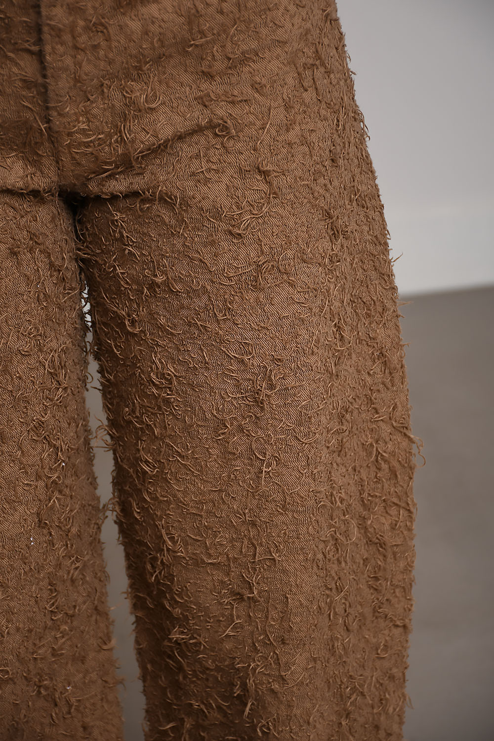 Bibi fur wide-leg pants