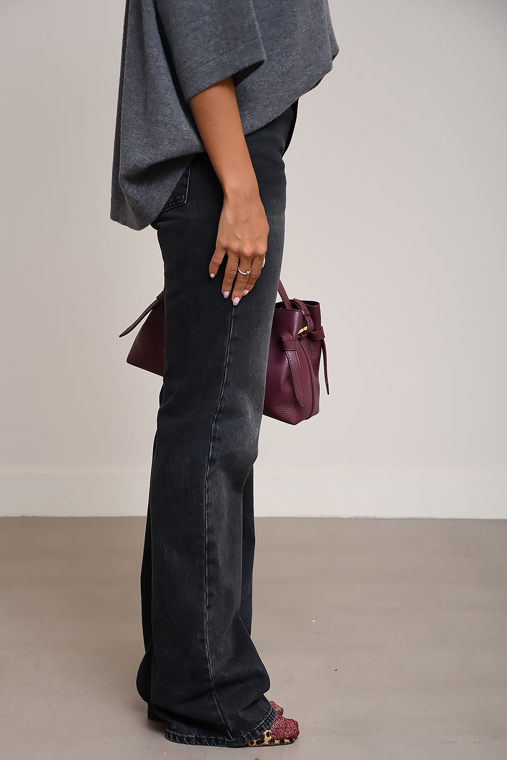 Haikure - Star denim straight leg jeans