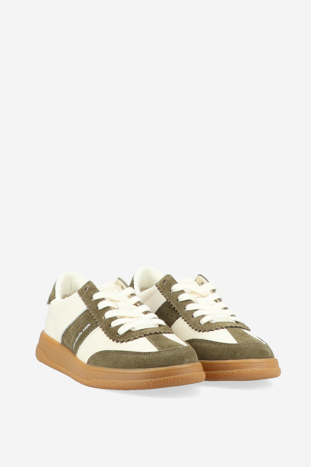 Santos leather/suede sneakers