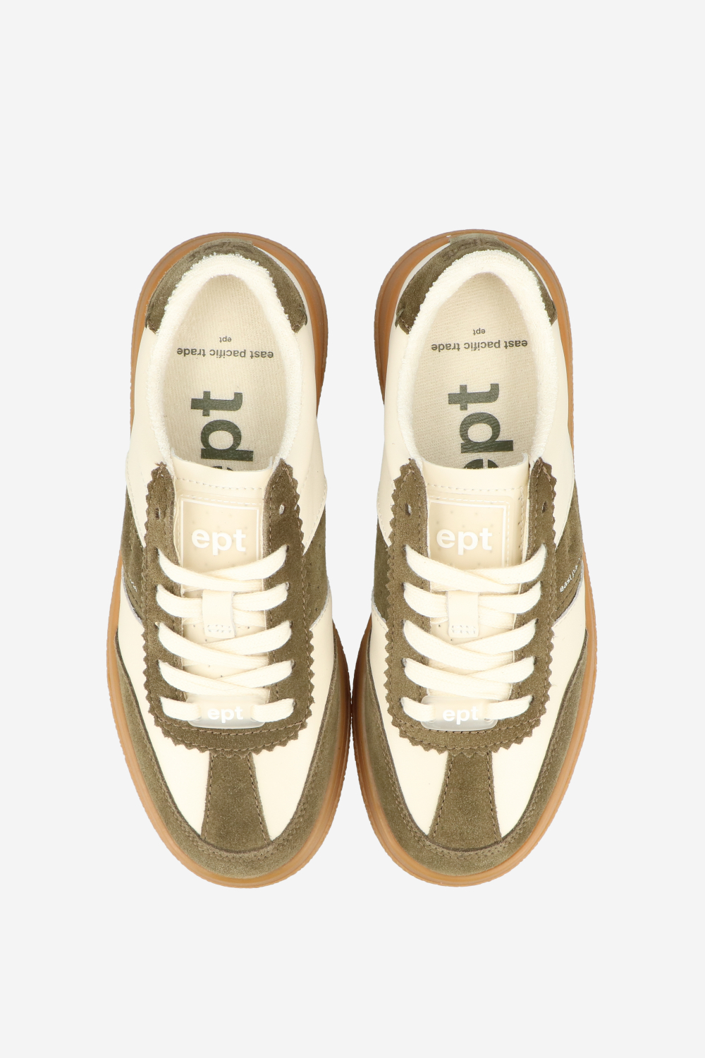 Santos leather/suede sneakers
