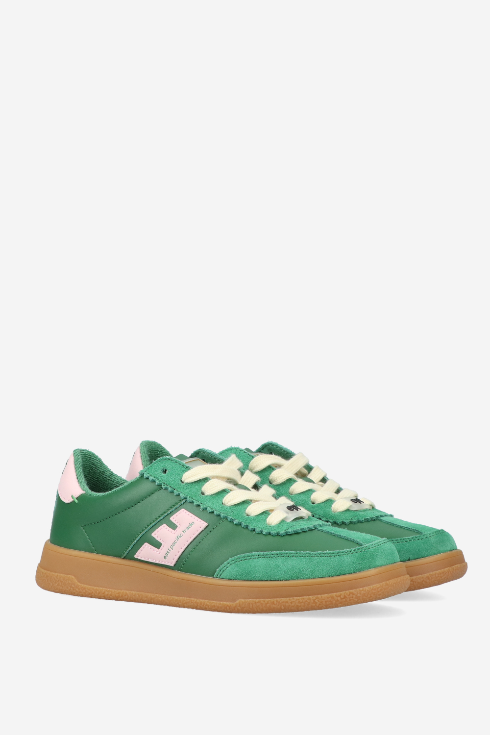 Santos leather/suede sneakers