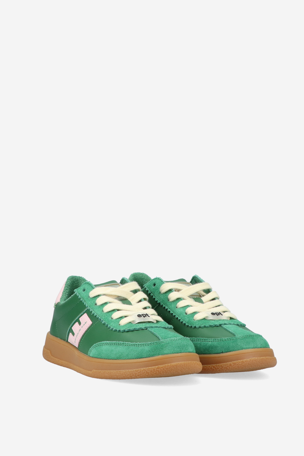 Santos leather/suede sneakers