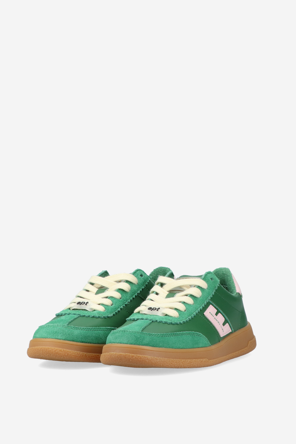 Santos leather/suede sneakers