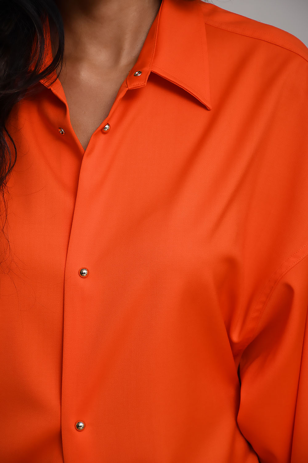 Carla oversized light wool shirt