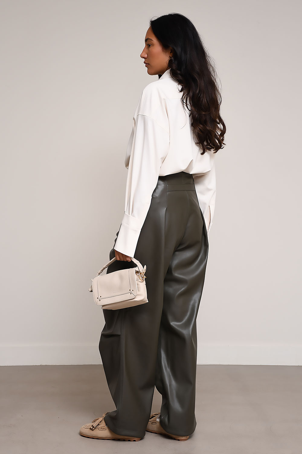 Daisy faux leather pants