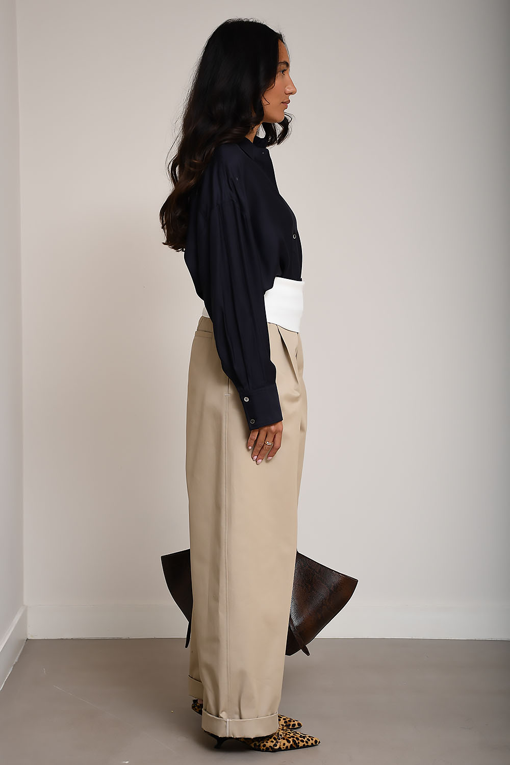 Darkpark - Wendy elastic waist wide-leg trouser