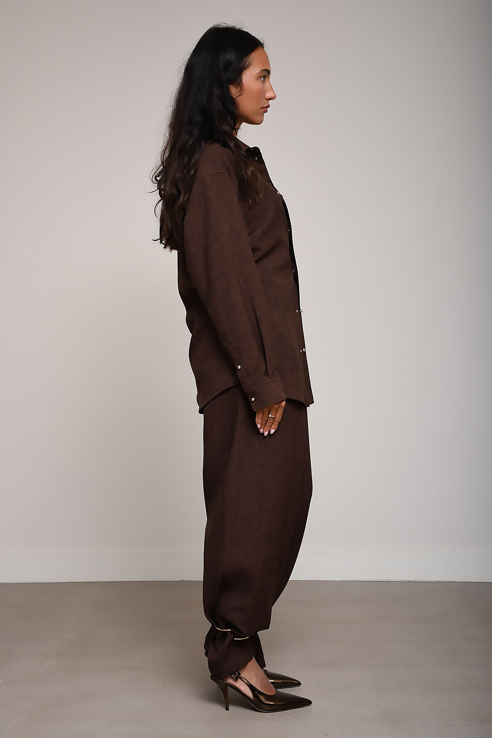 Darkpark - Anne popeline fitted shirt