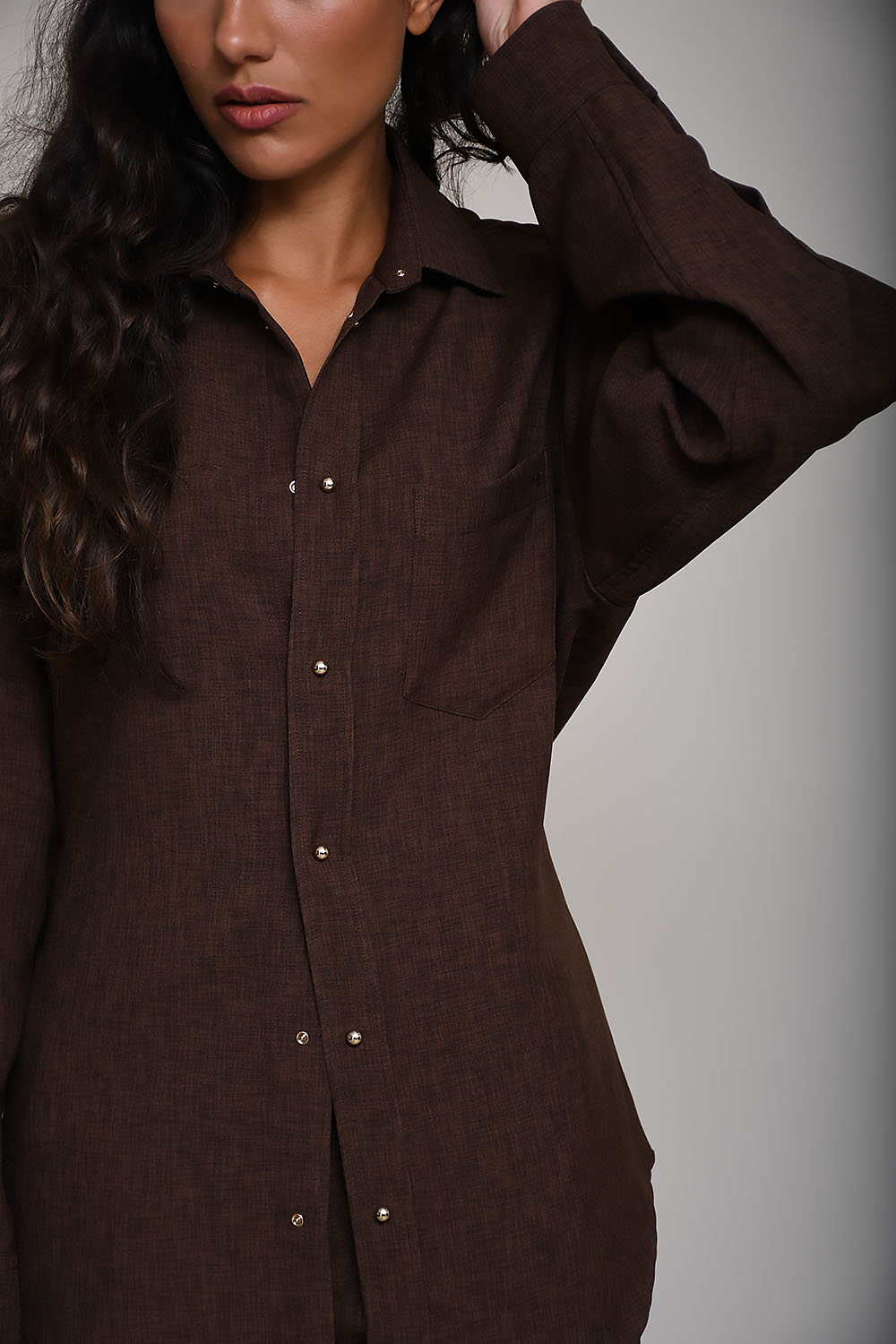 Anne popeline fitted shirt