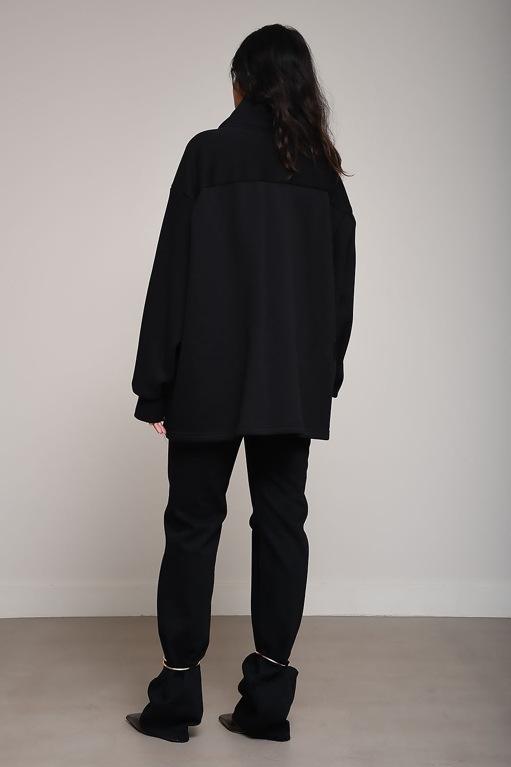 Marion cuff adorned straight leg fitted jeans