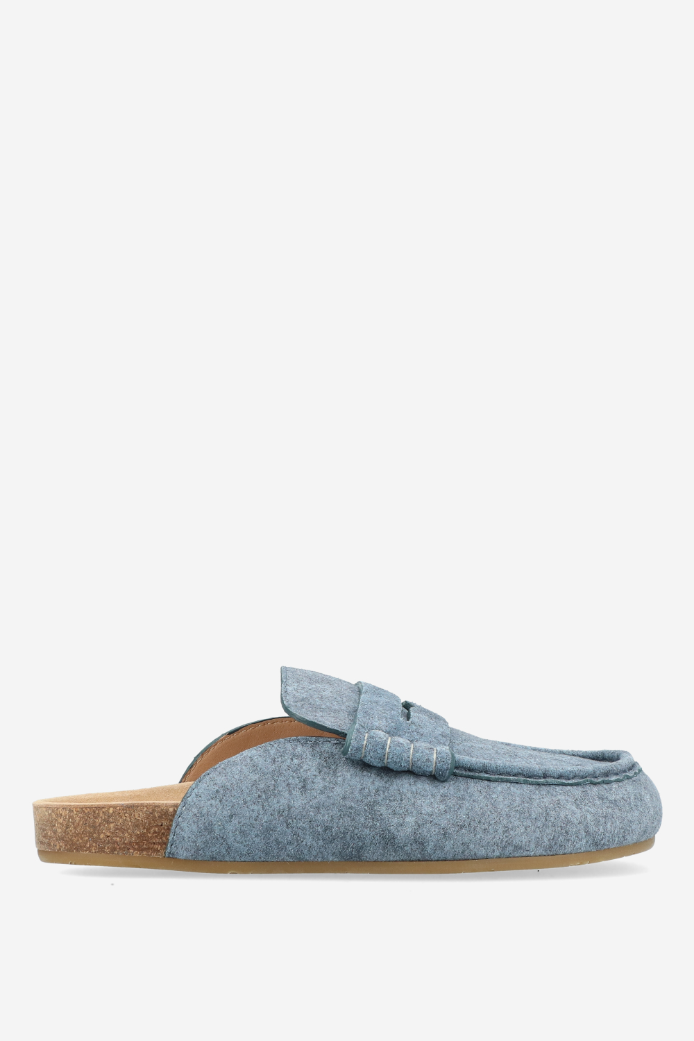 JW Anderson  - Stitch suede loafers
