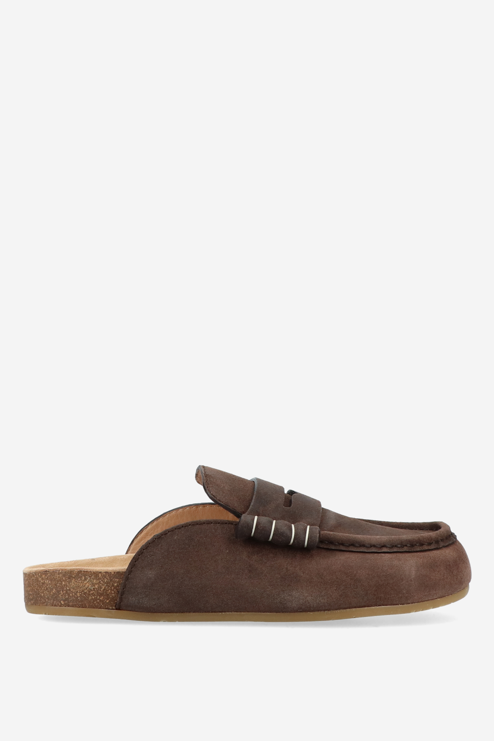 JW Anderson  - Stitch suede loafers