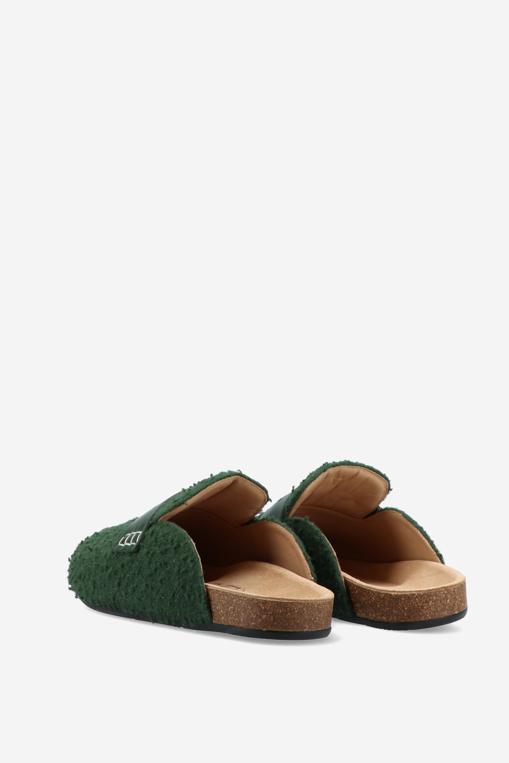 Felt boucle loafers