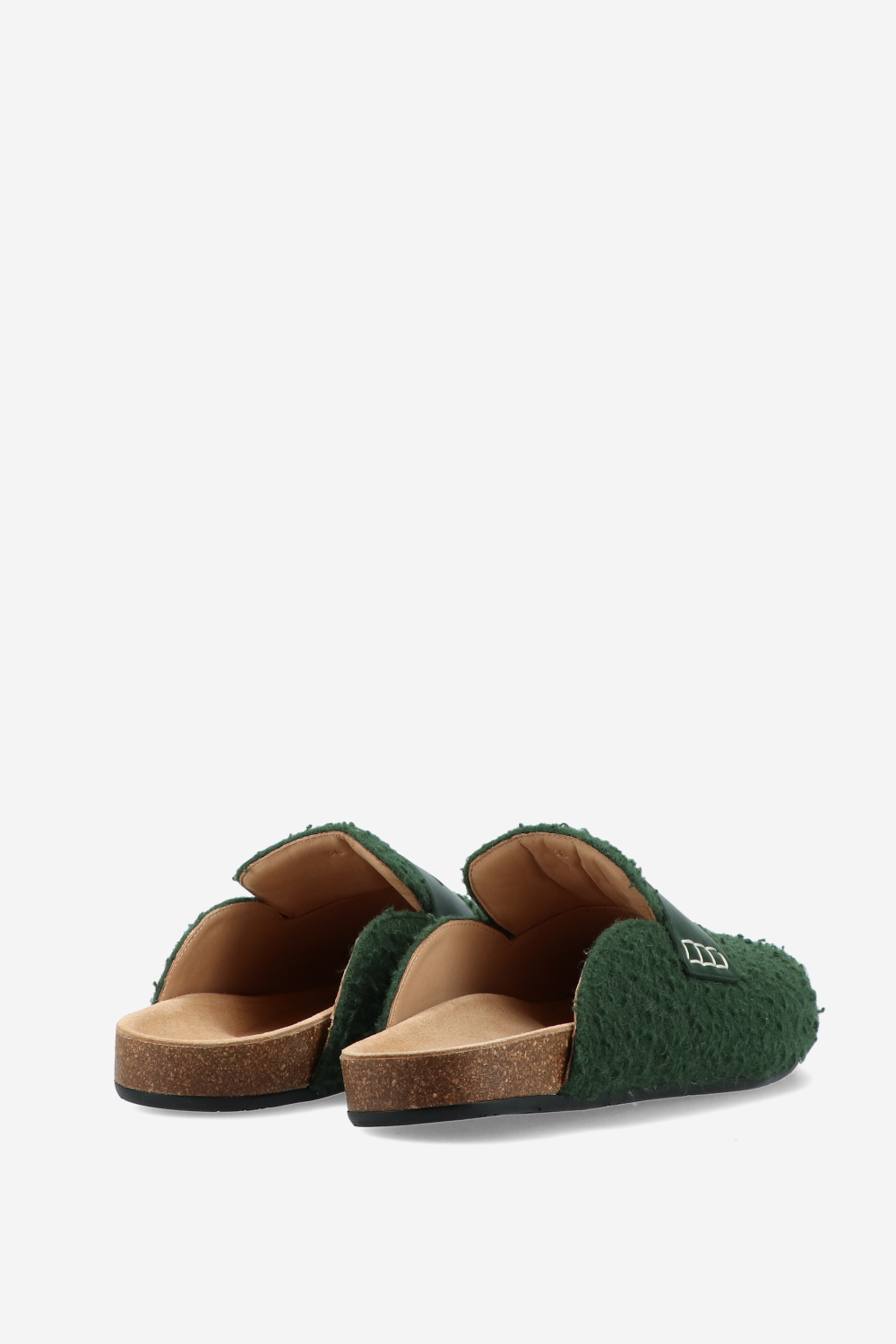 Felt boucle loafers