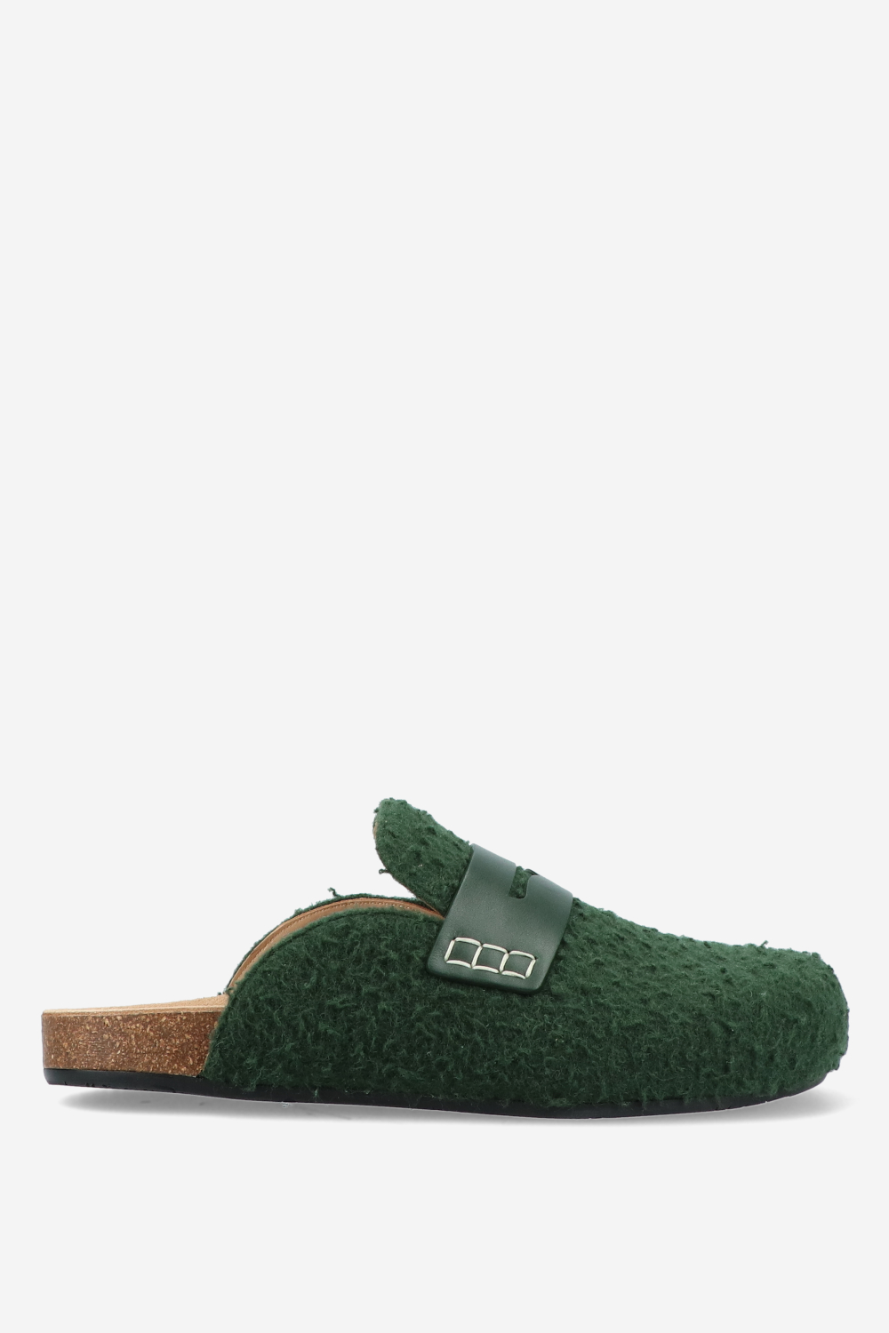 JW Anderson  - Felt boucle loafers