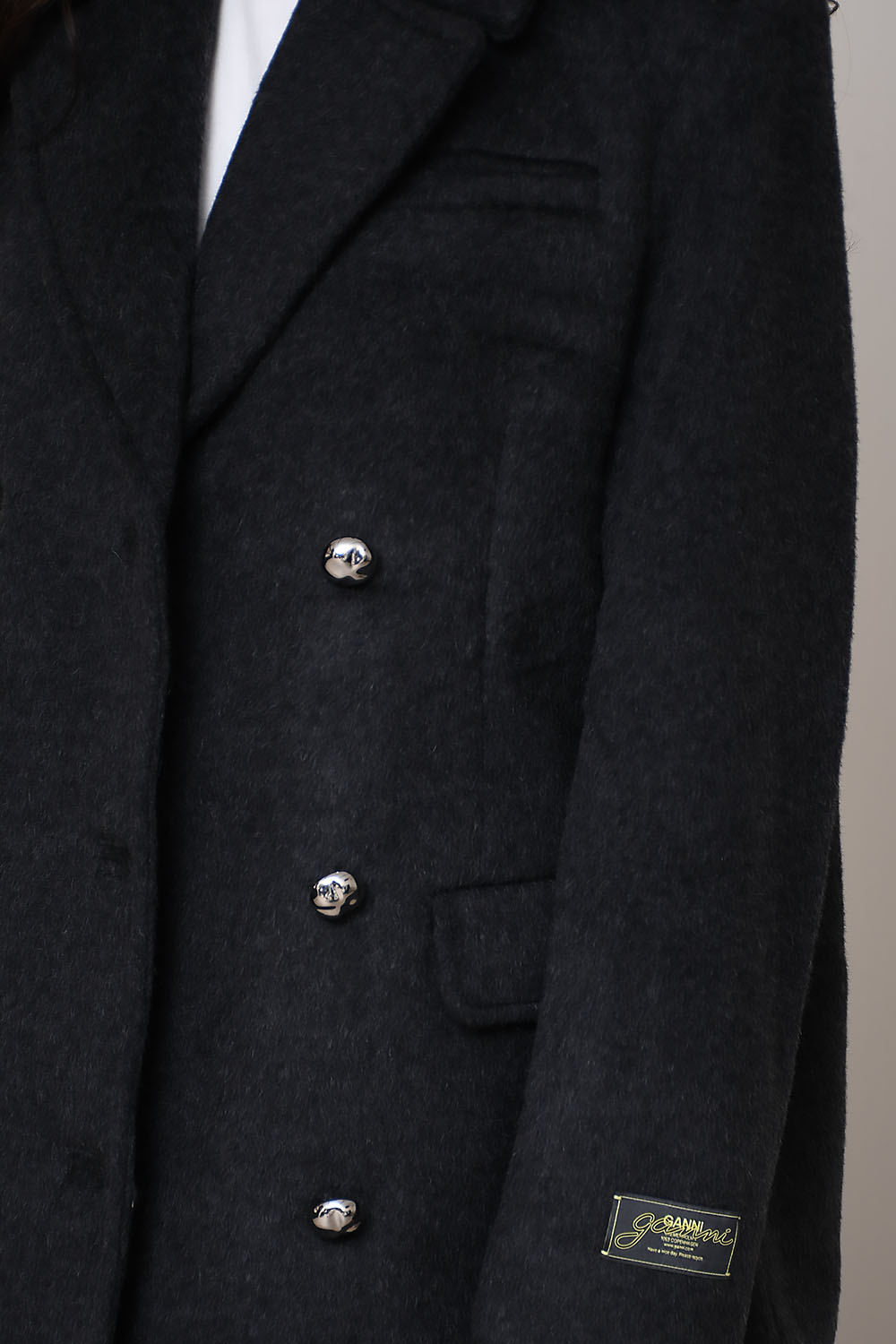 Double faced wool doublebreasted blazer