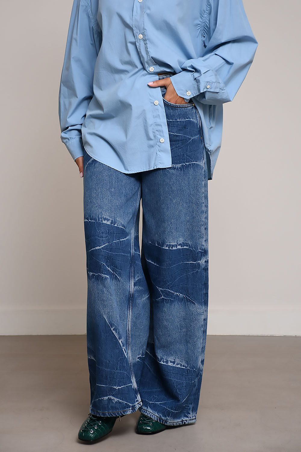 Ganni - Soft rigid marri denim jeans