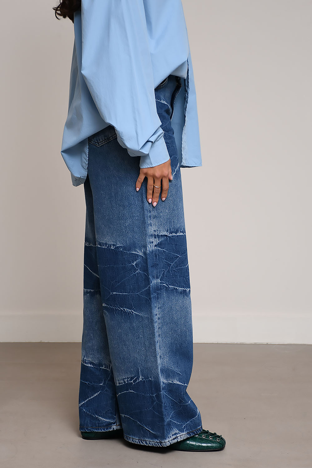 Ganni - Soft rigid marri denim jeans