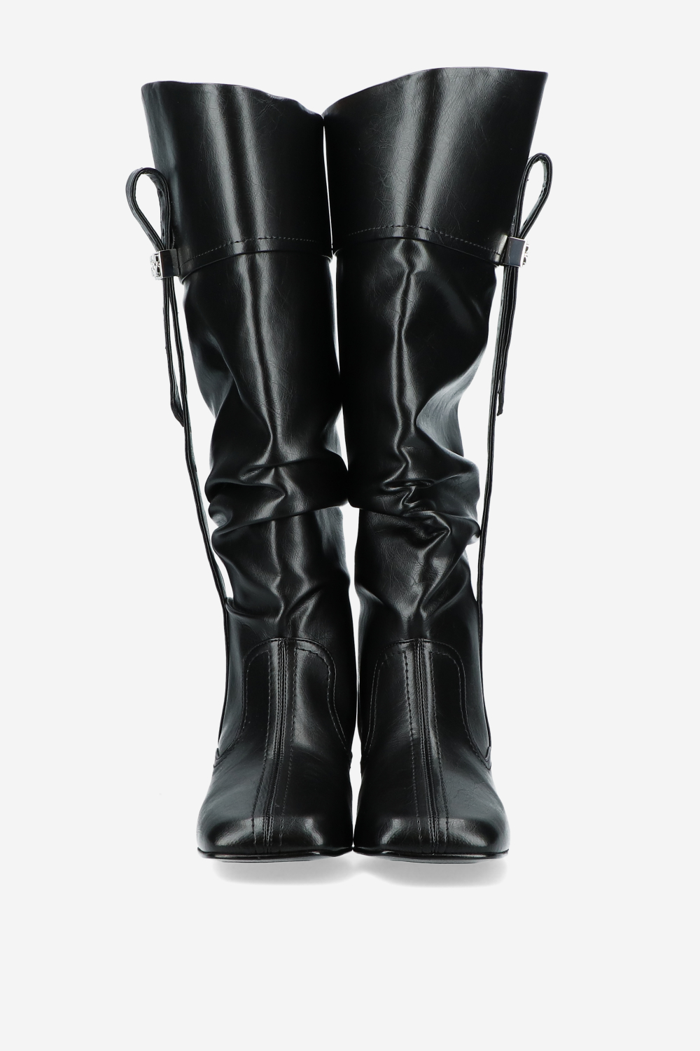 Butterfly crinkle oleatex slouchy boots