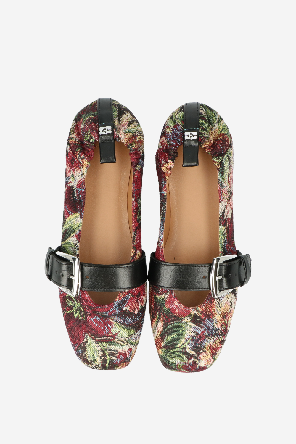 Butterfly strap ballerinas