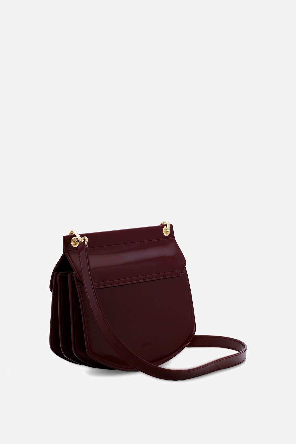 Ganni - Apo-G bag small box chain crossbody