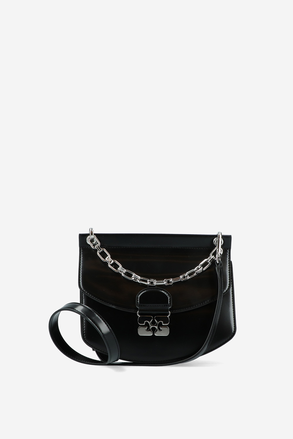 Ganni - Apo-G bag small box chain crossbody