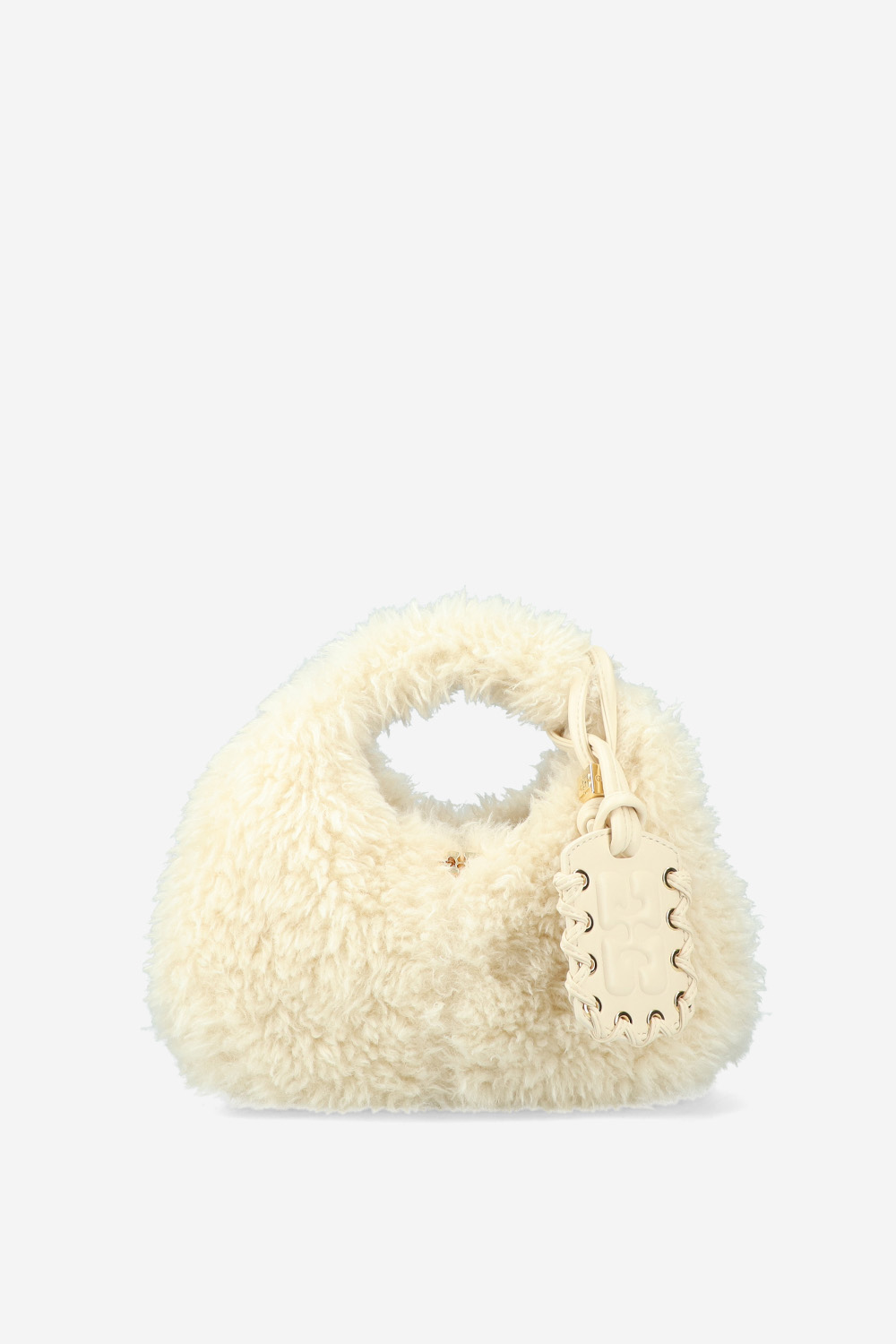 Ganni - Hobo mini fur crossbody