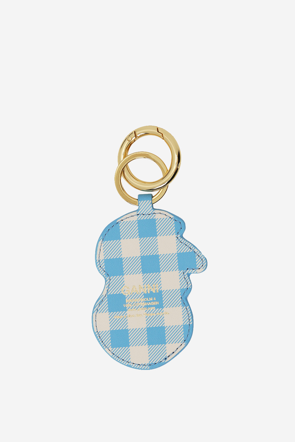 Ganni - Apple velvet keyring