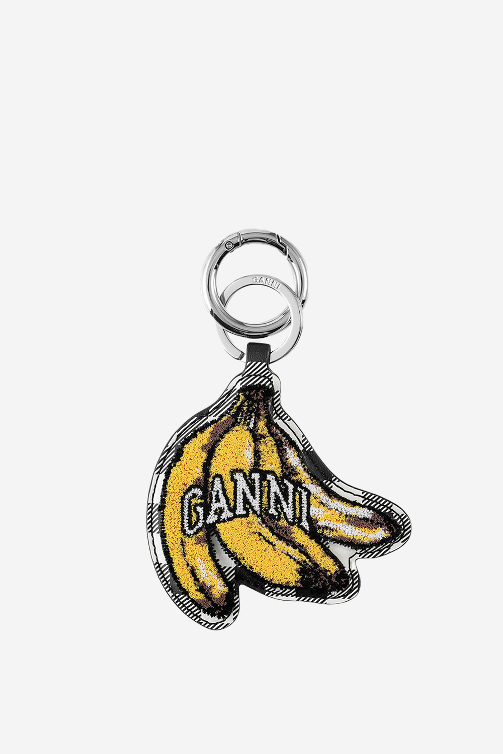 Ganni - Banana velvet keyring