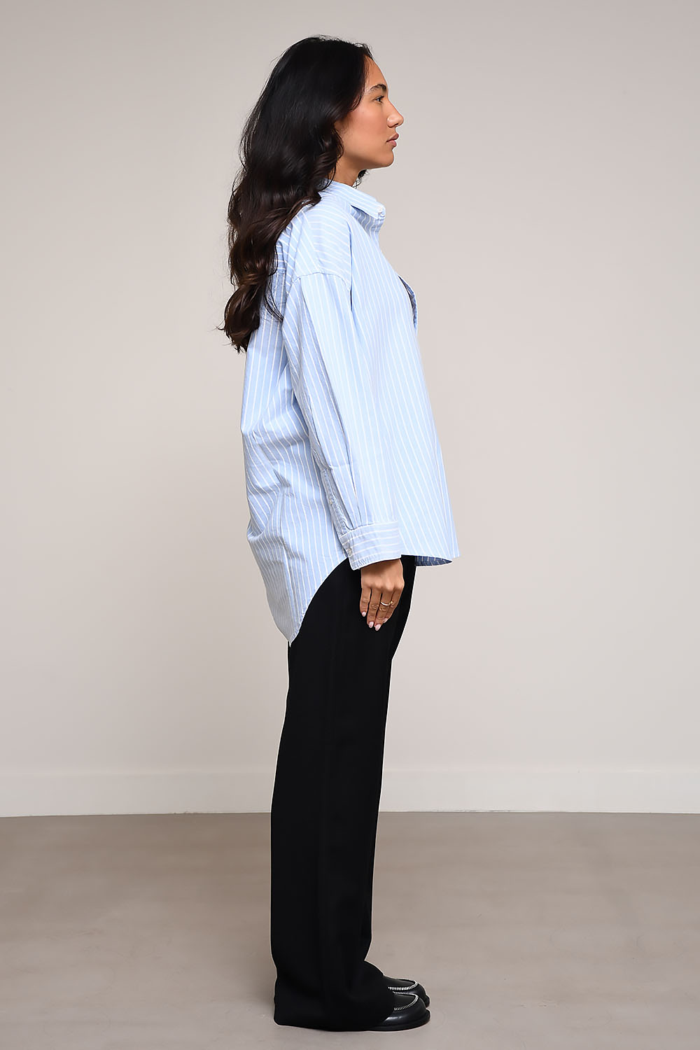 Denimist - Button front cotton shirt