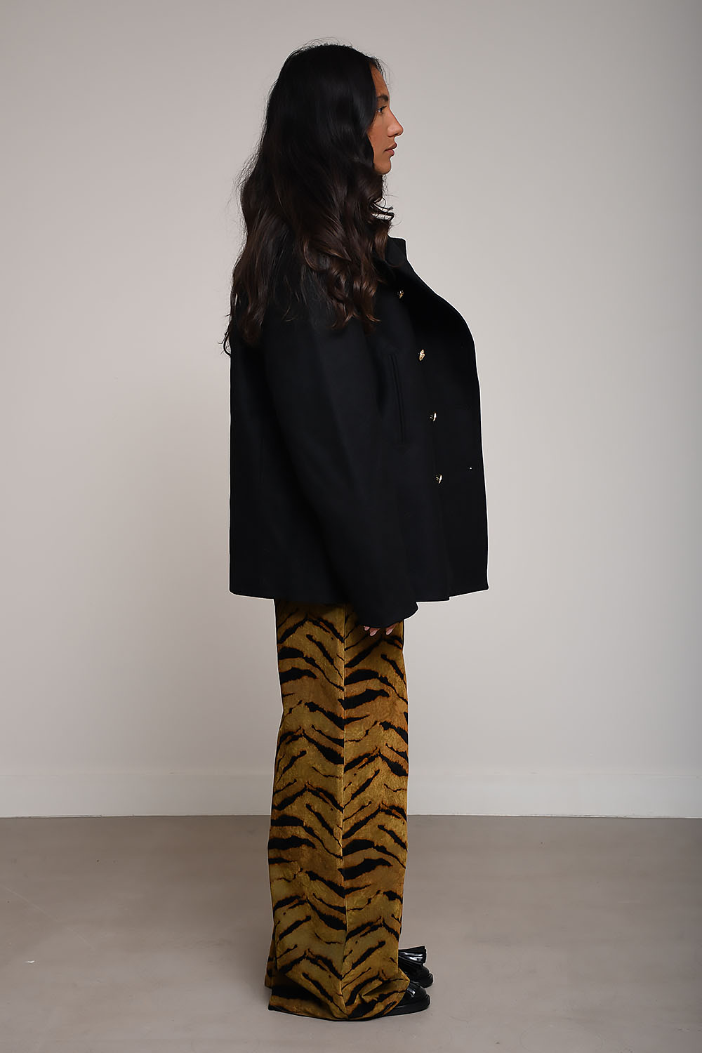 Denimist - Oversized wool peacoat