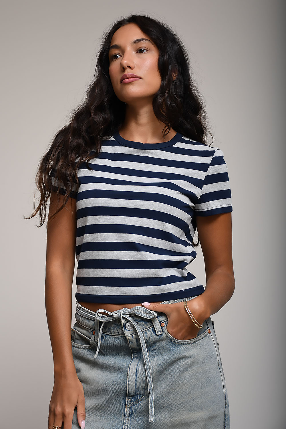 Denimist - Striped baby tee