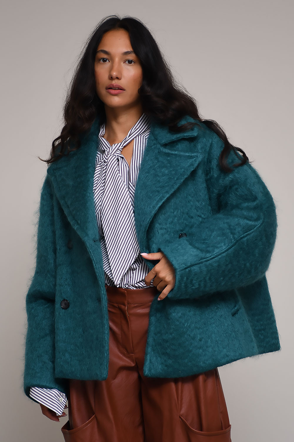 Il Cappottino - Jill oversized double-breasted coat