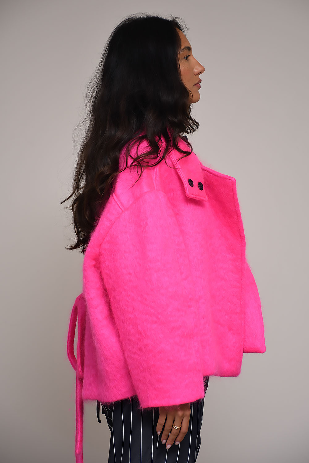 Clementina oversized double-breasted coat